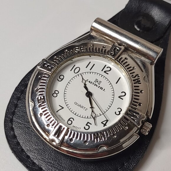 Calvin Hill Belt Loop Clip On Watch - Picture 2 of 11